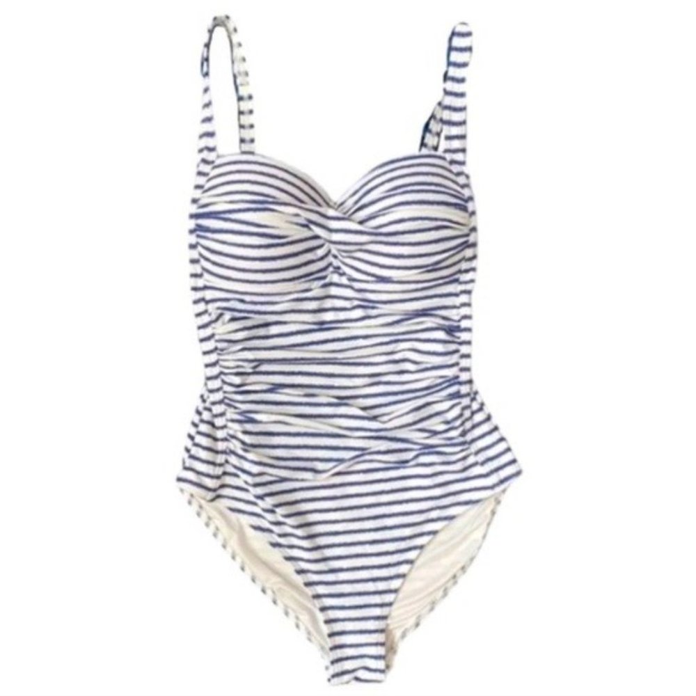 Nip Tuck Striped Joanne Twist Front Design Tummy … - image 3